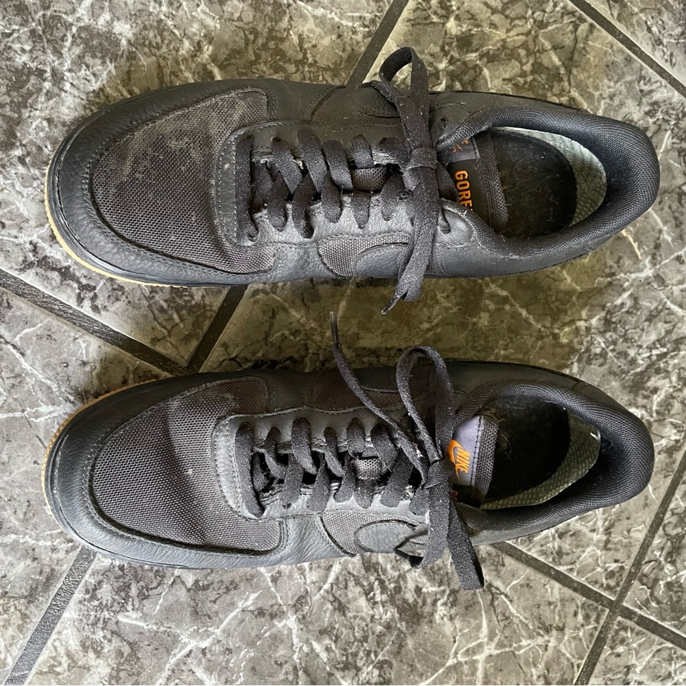 Nike Air Force 1 Gore Tex Black Sneakers Classic Low-Top Design